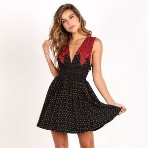 NWT Free People Walking Through My Dreams Mini Dress